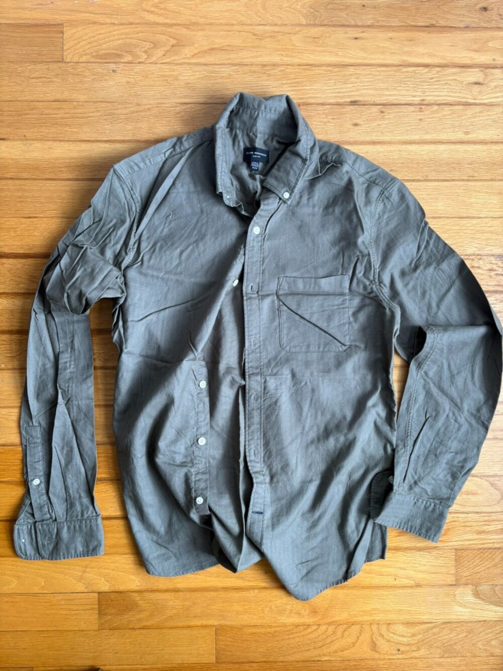 Club Monaco Slim-Fit Flannel Shirt
